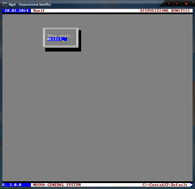 Disposizione Bonifici