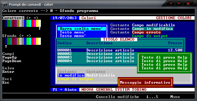 Personalizzazione Colori interfaccia – Combinazione 3
