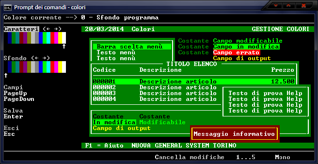 Personalizzazione Colori interfaccia – Combinazione 5
