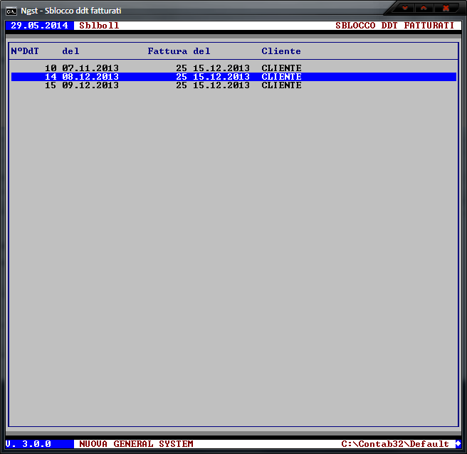 Sblocco DdT Fatturati
